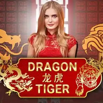 Dragon Tiger logo – Live Dealer by Evolution at Frank Casino
