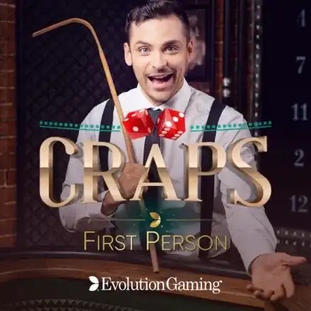 First Person Craps online game logo by Evolution on frank.pt