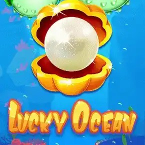 Crash Games logo of Lucky Ocean from Onlyplay at Frank Casino