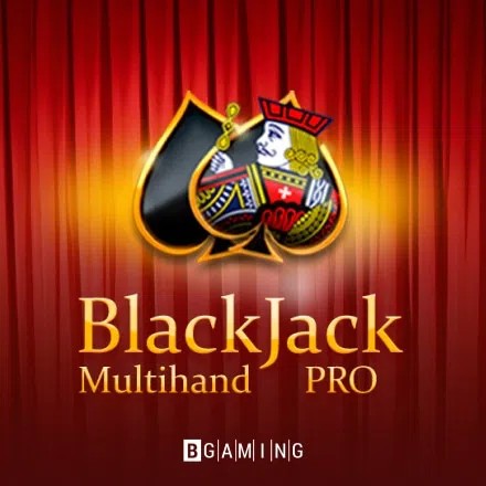 Multihand Blackjack Pro casino game by BGAMING – featured logo at Frank Casino
