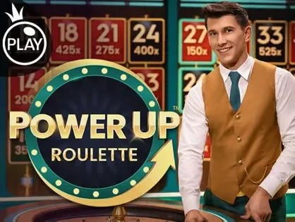 Power UP Roulette by Pragmatic Play, showcased at frank.pt – game logo