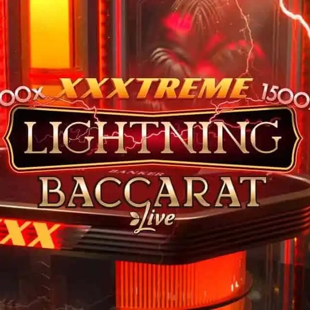 XXXtreme Lightning Baccarat by Evolution, showcased at frank.pt – game logo